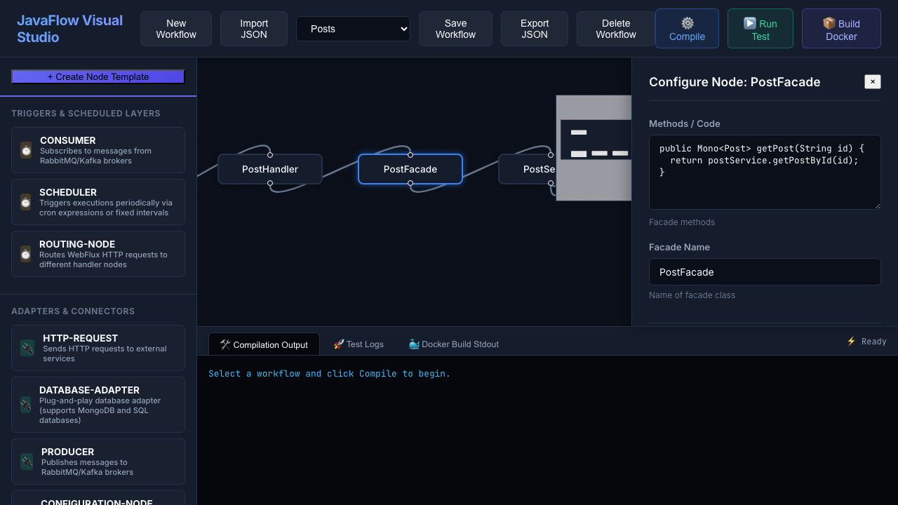 DB Adapter Node Configuration