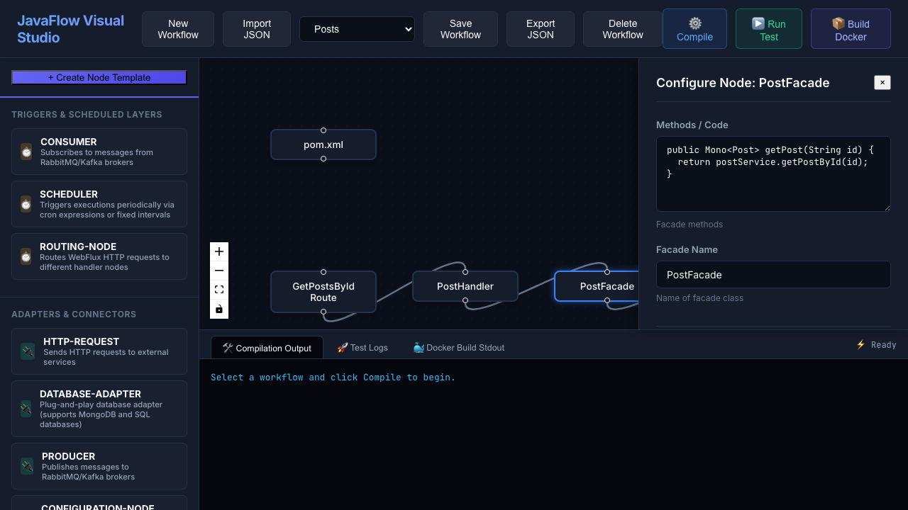 Facade Node Configuration